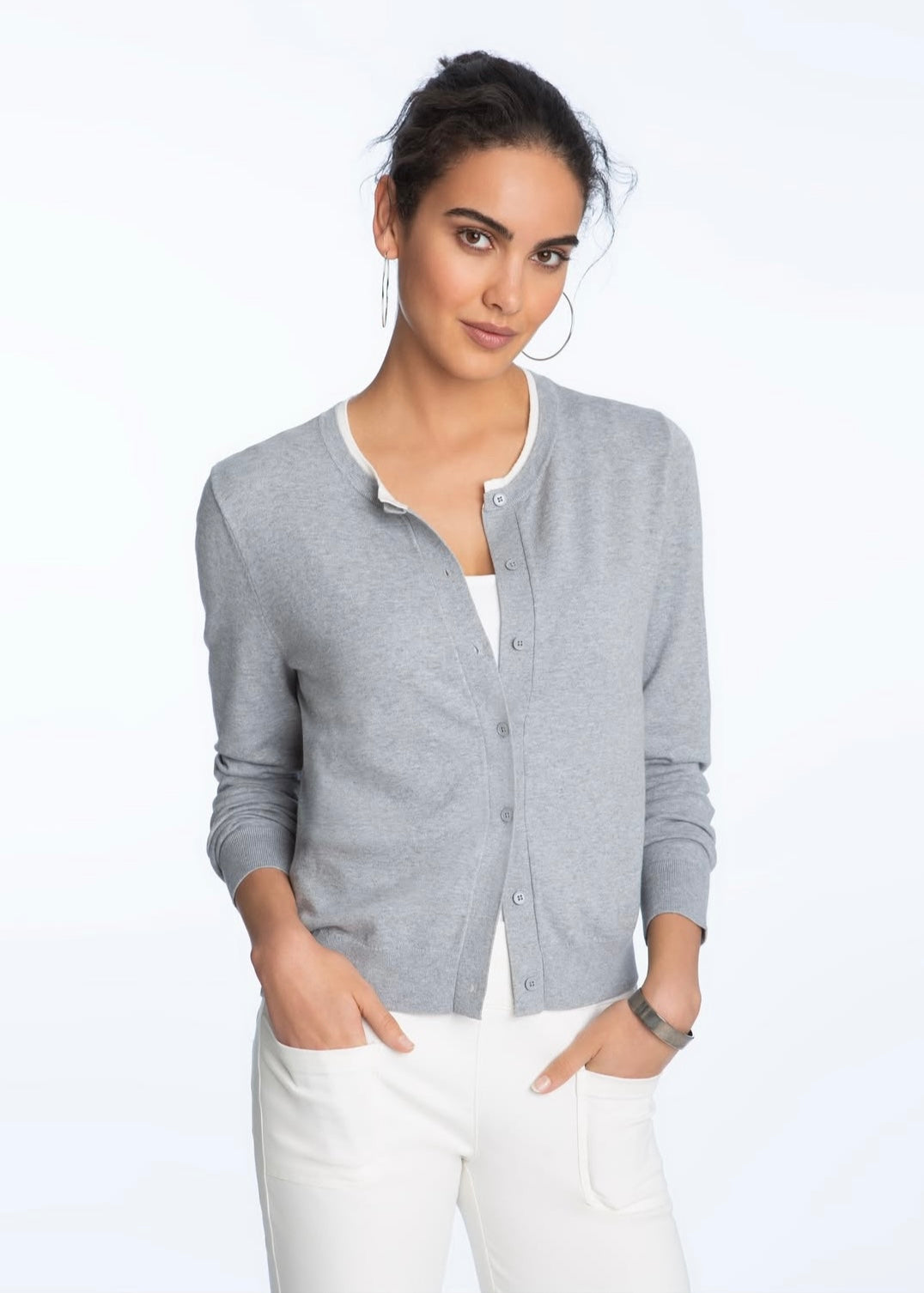 Double Layer Detail Cardigan – Ginger Howard Selections