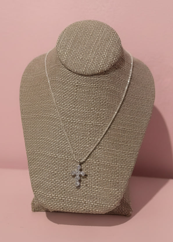 Silver "Redeemed" Cross Necklace