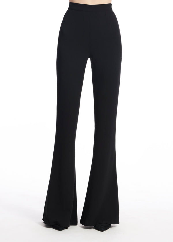 Stretch Crepe Bell Bottom Pant