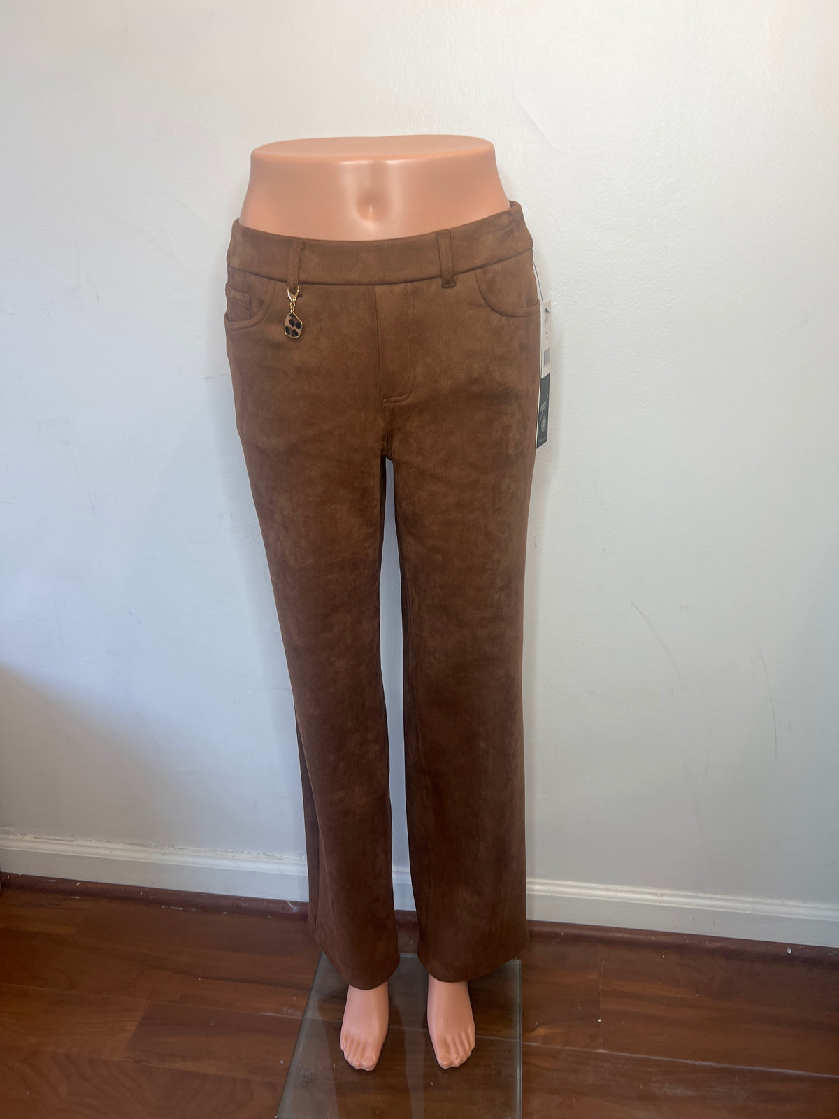 Straight Leg Pant with Hardware Detail