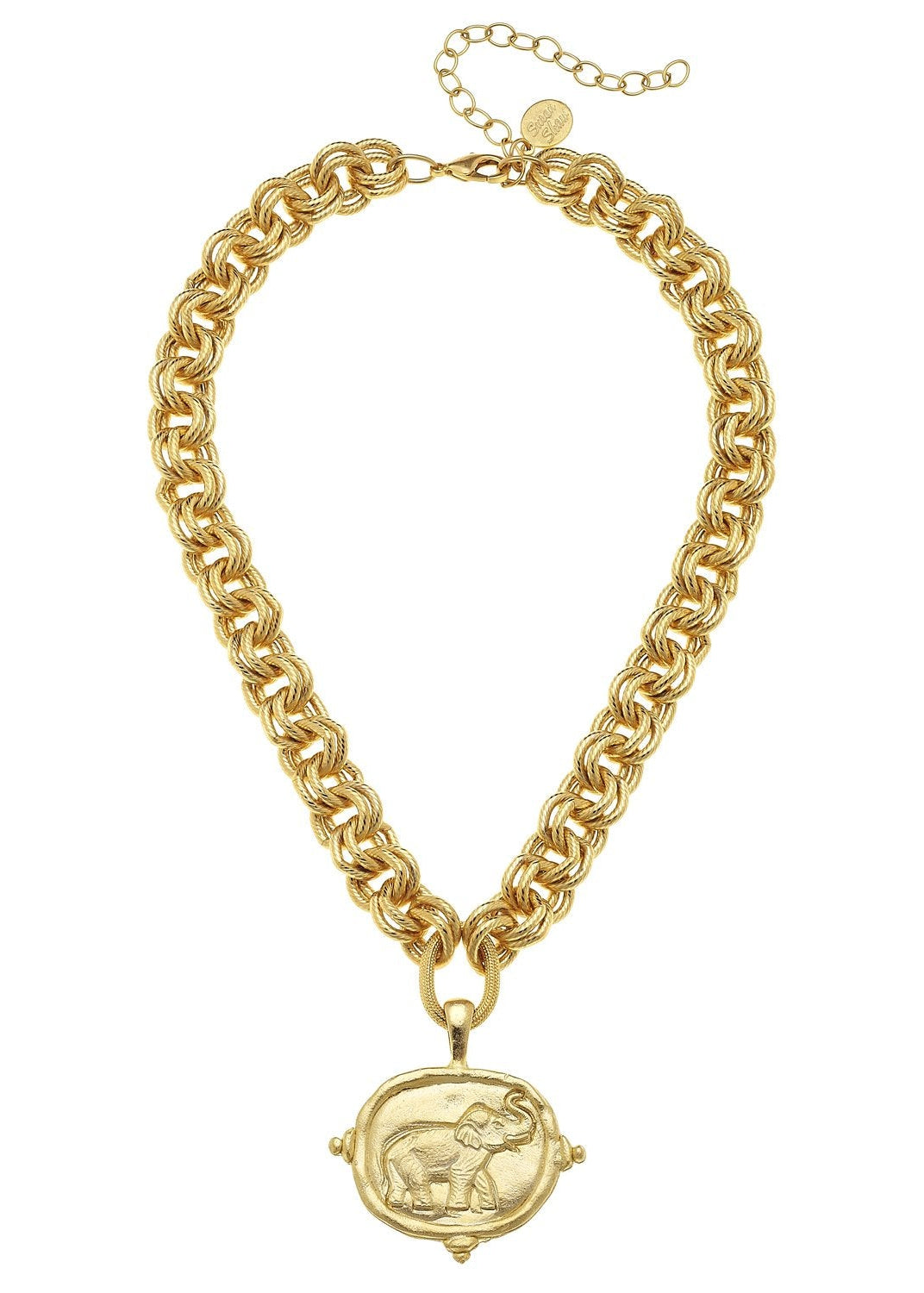 Elephant Intaglio Necklace