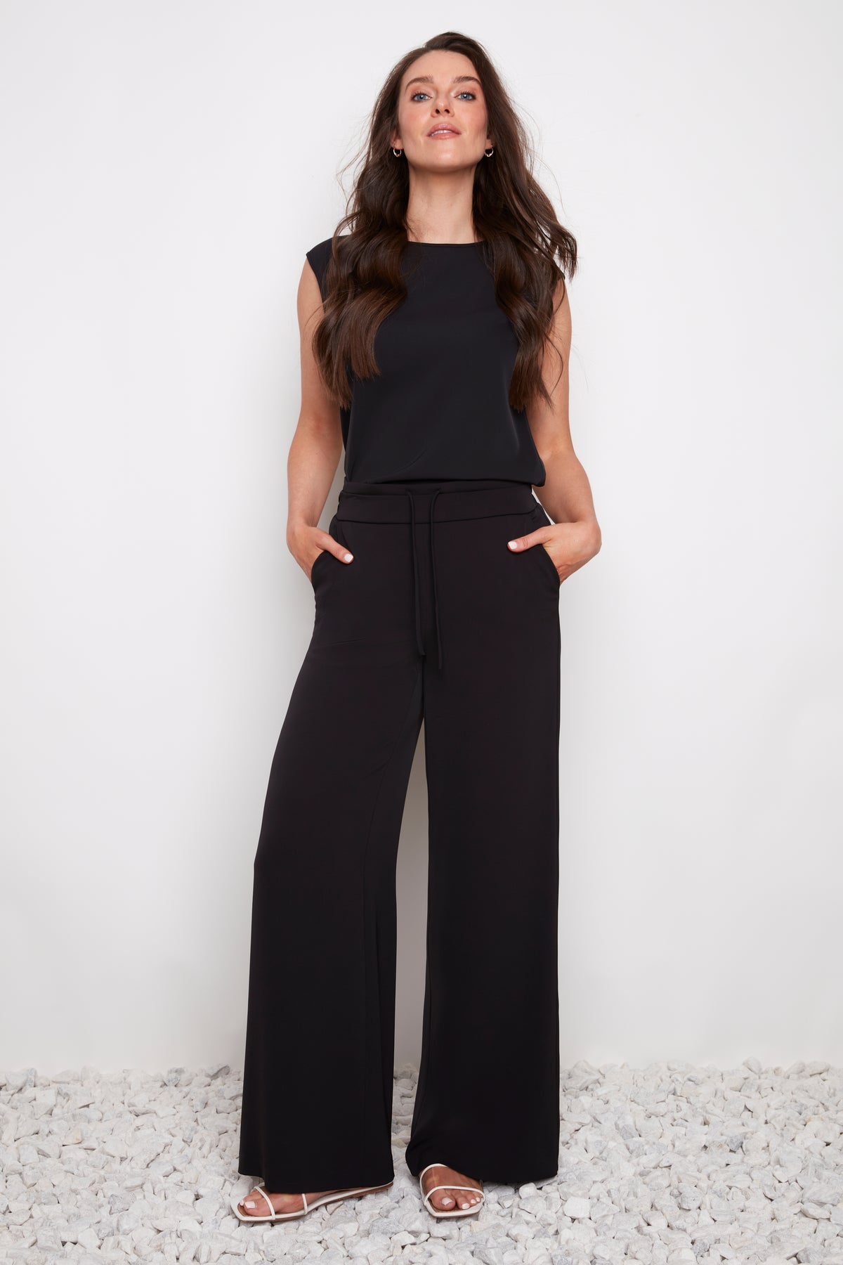 Wide Leg Full Length Pant