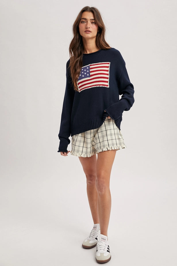 American Flag Sweater - 2 Colors