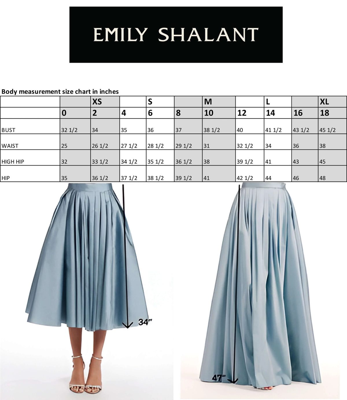 Soft Taffeta Faux Wrap Skirt