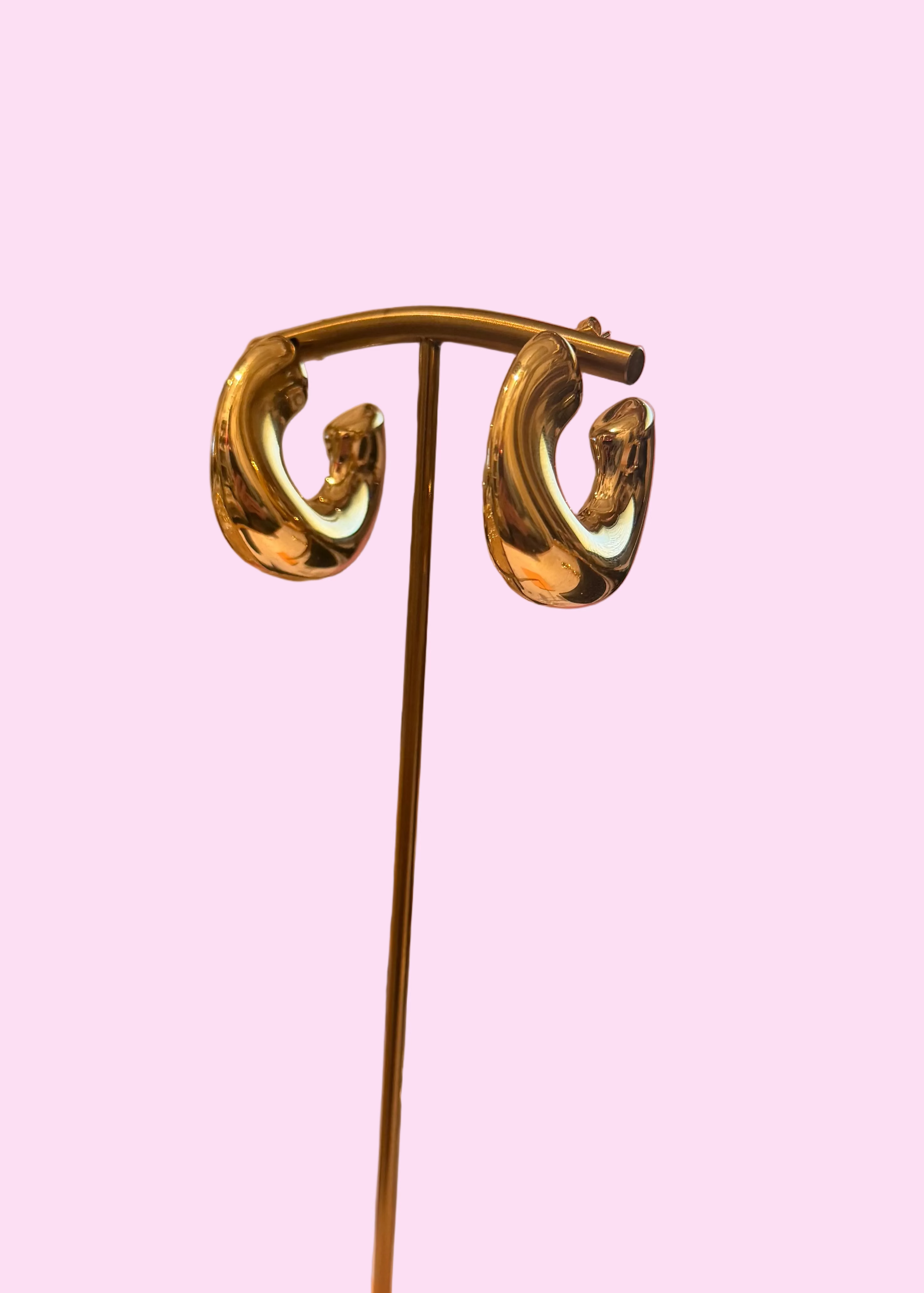 Paris Gold Hoops