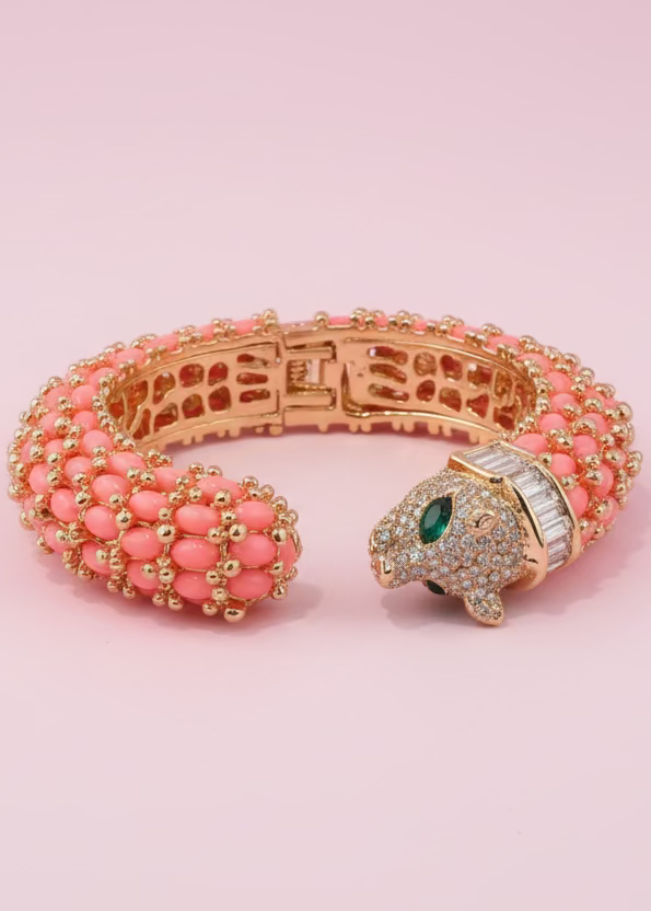 Jeweled Tiger Bracelet - 2 Colors