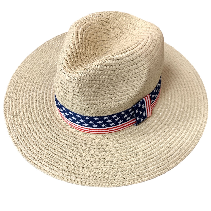 Panama Flag Hat - 3 Colors One Size Cream