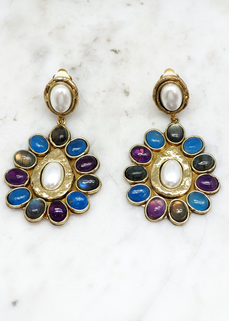 Barocca Clip Earrings