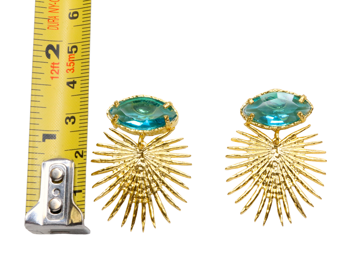 Aqua Blue Earrings