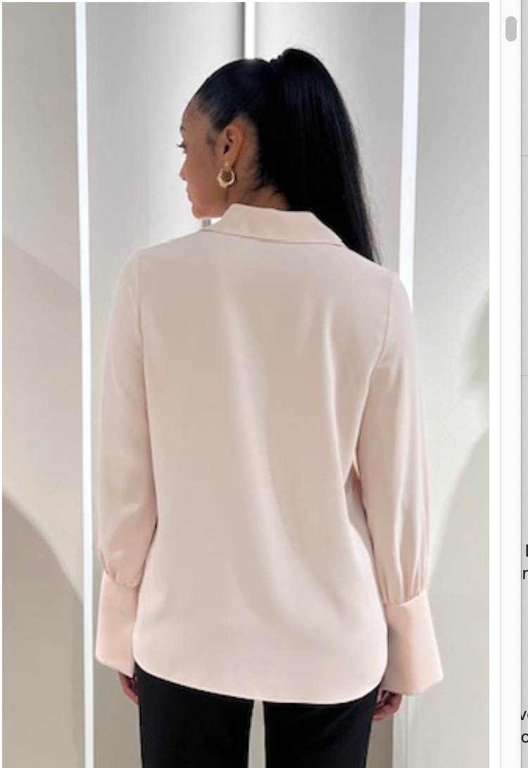 Modern Neck Long Sleeve Shirt