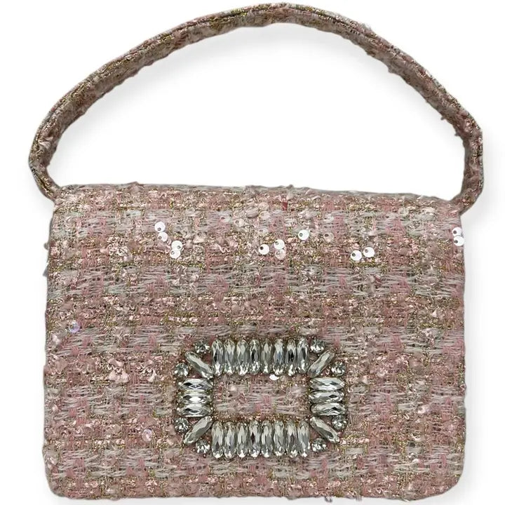 Sparkling Tweed Evening Clutch - 2 Colors