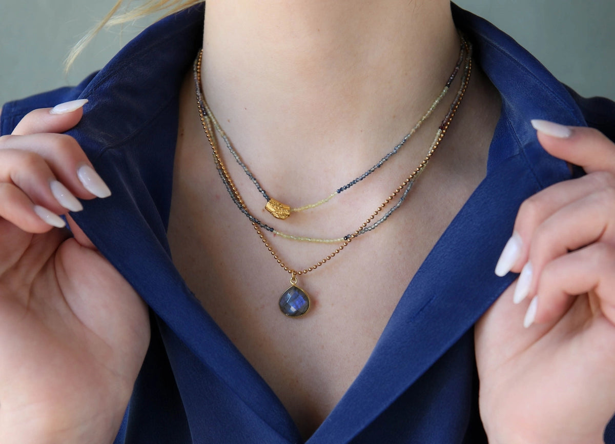 Avery Double Strand Necklace - 2 Colors