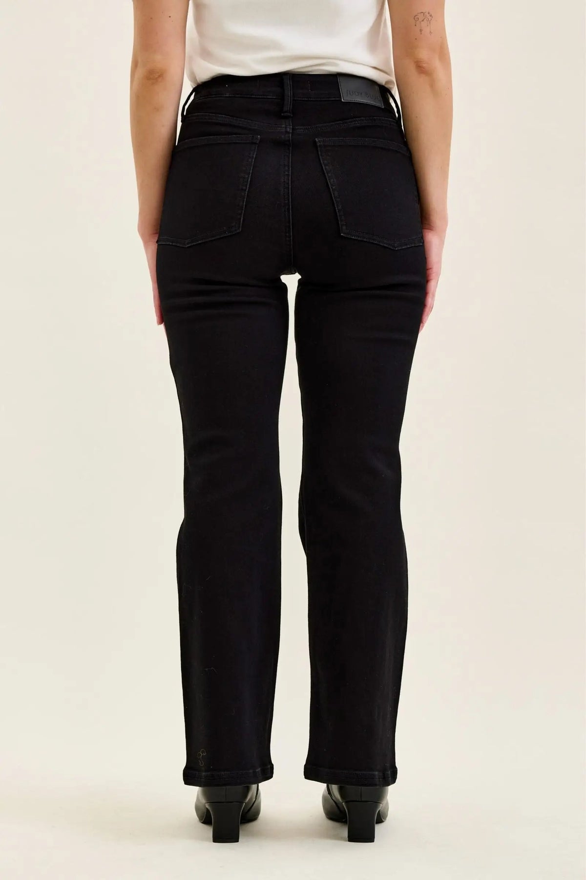 Judy Blue High Waist Tummy Control Classic Black Bootcut Jeans - Petite, 29"