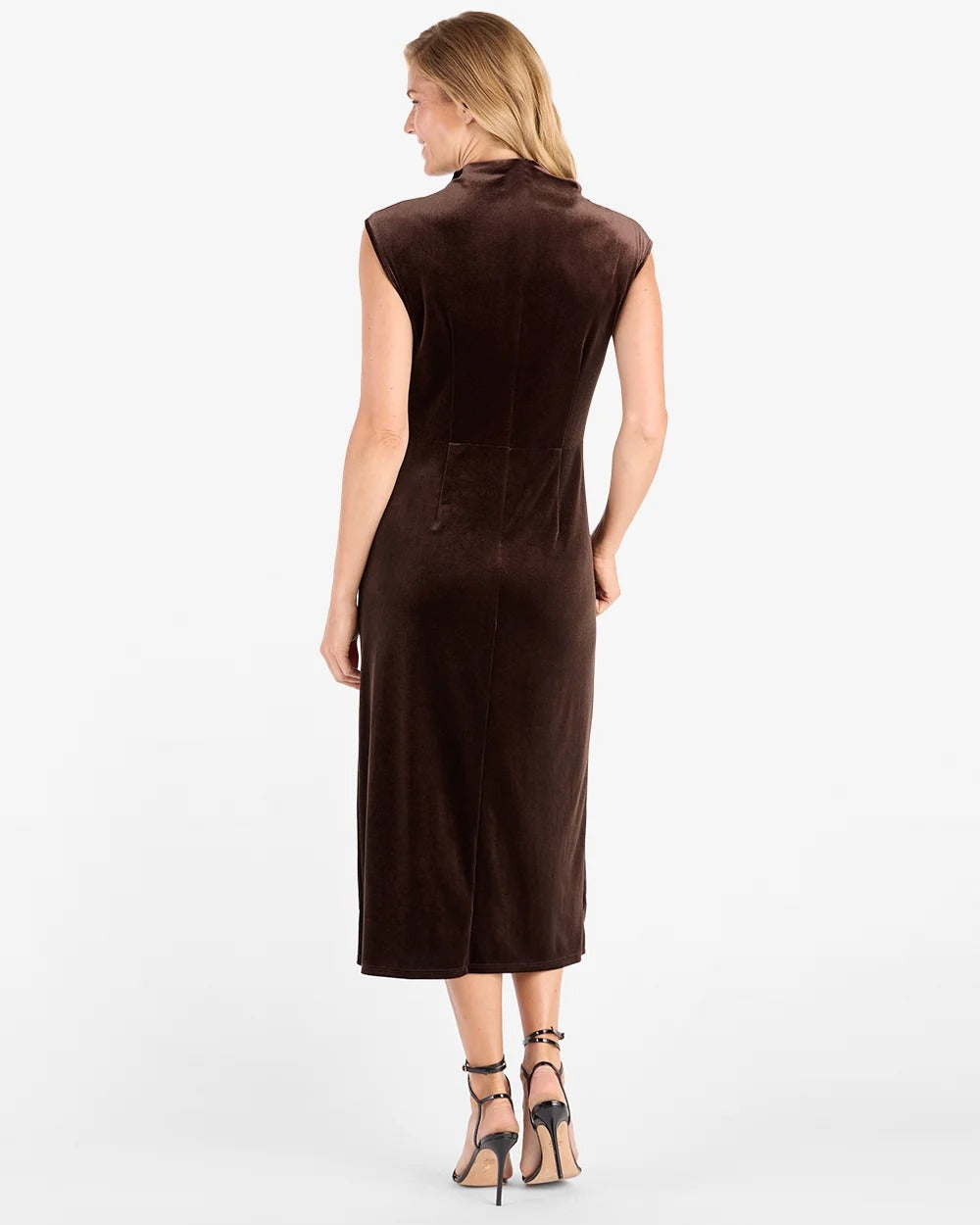 Autumn Stretch Velvet Dress