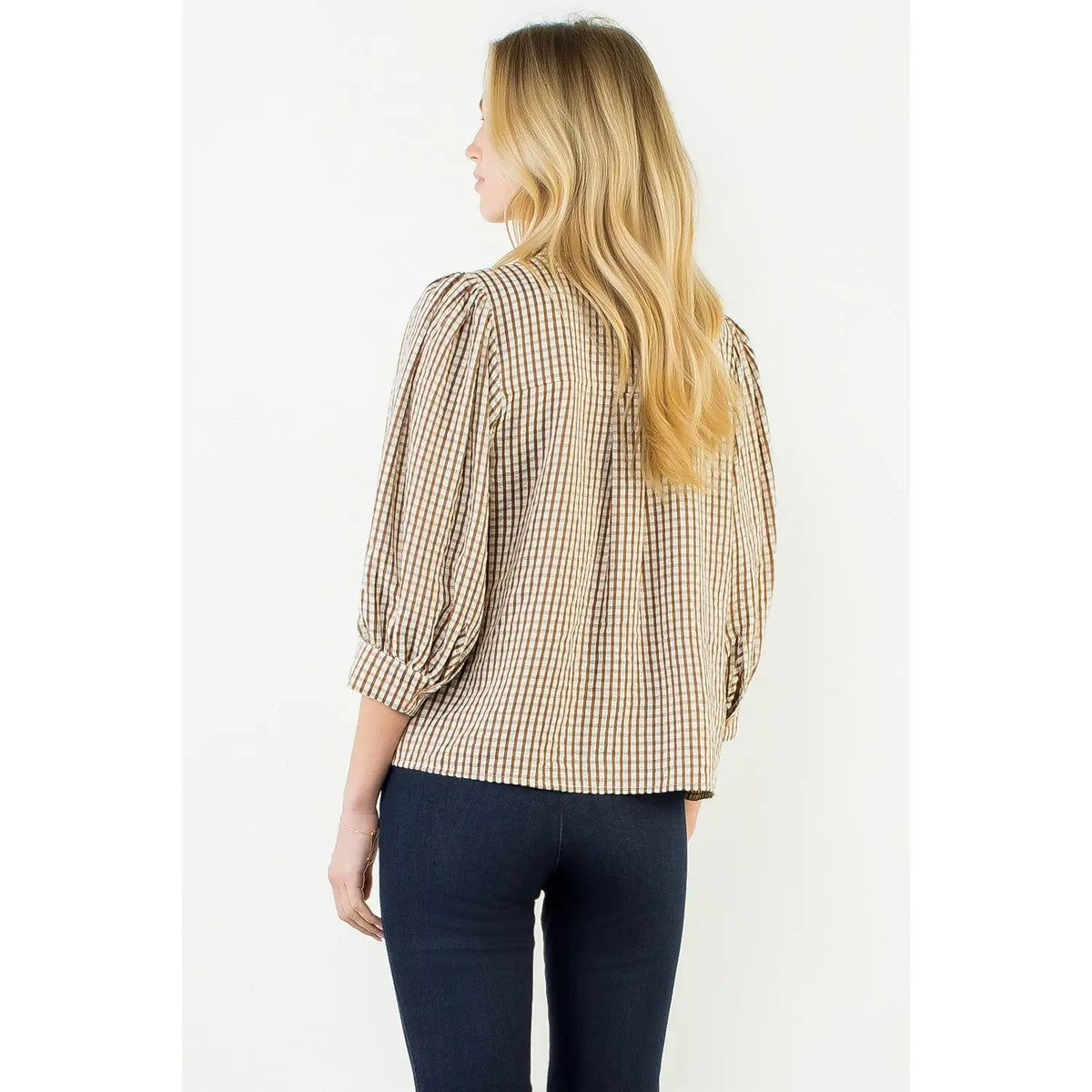 Gingham Button Up Shirt