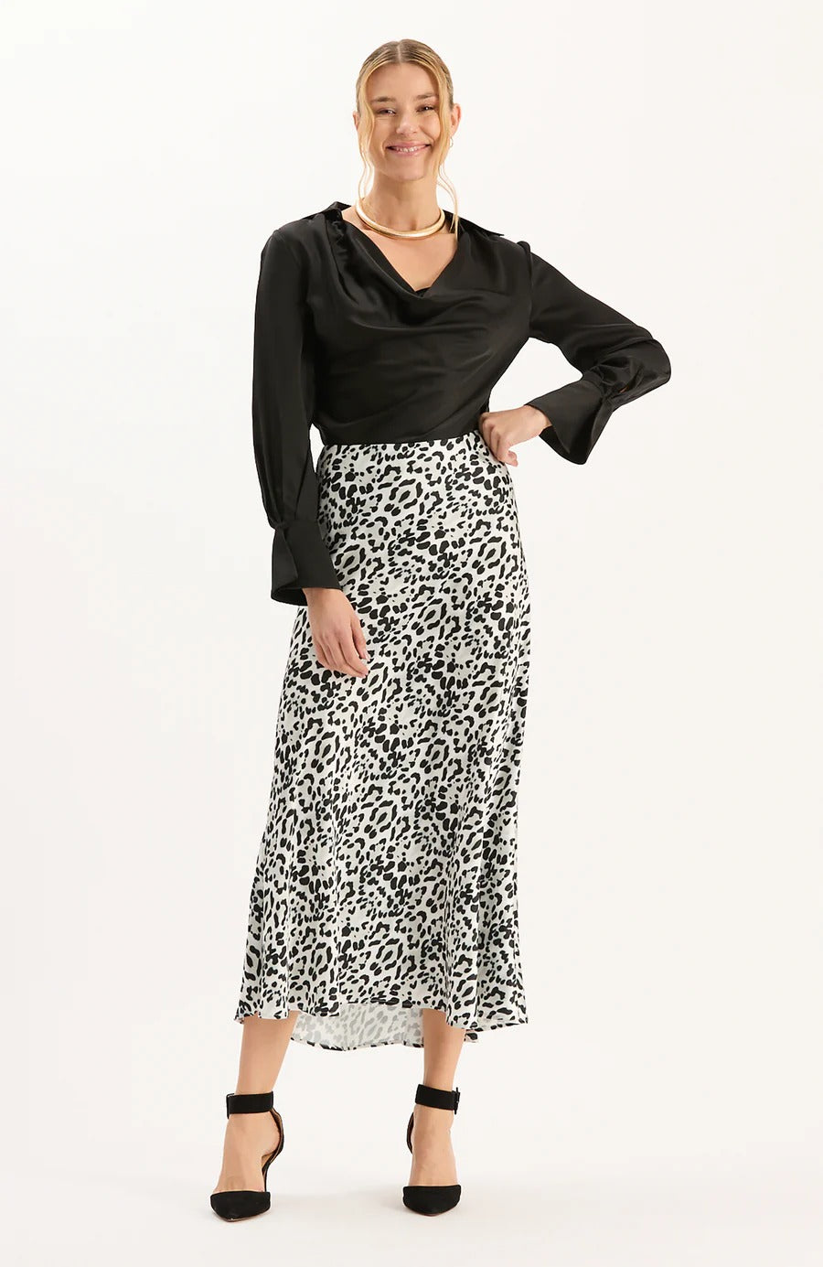 Astrid Charmeuse Blouse