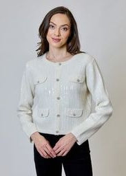 Sequin BF Cardigan