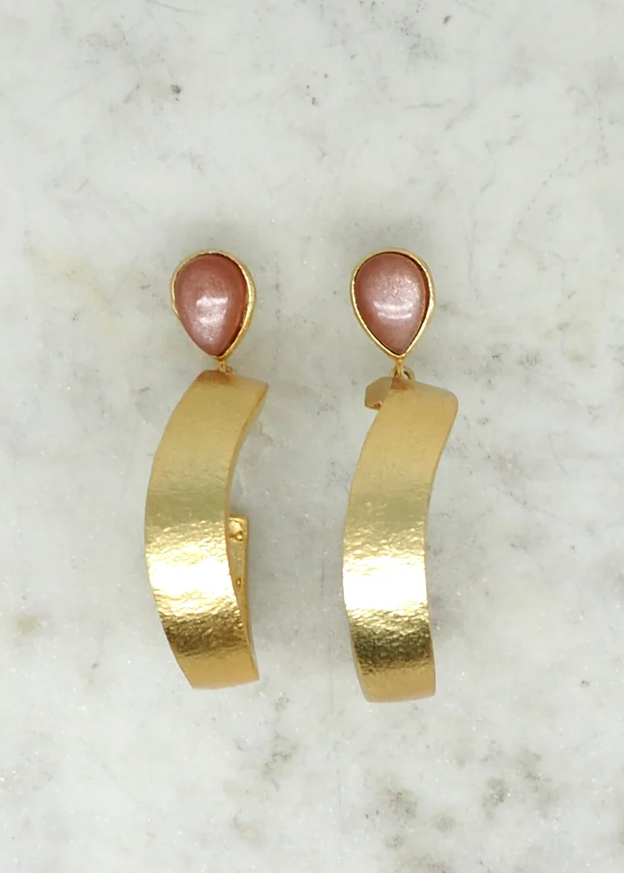 Rhodes Pink Earrings