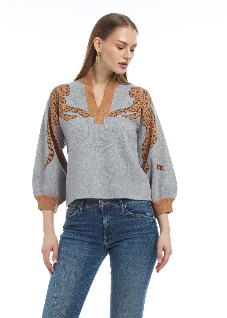 Cheetah Knit Sweater