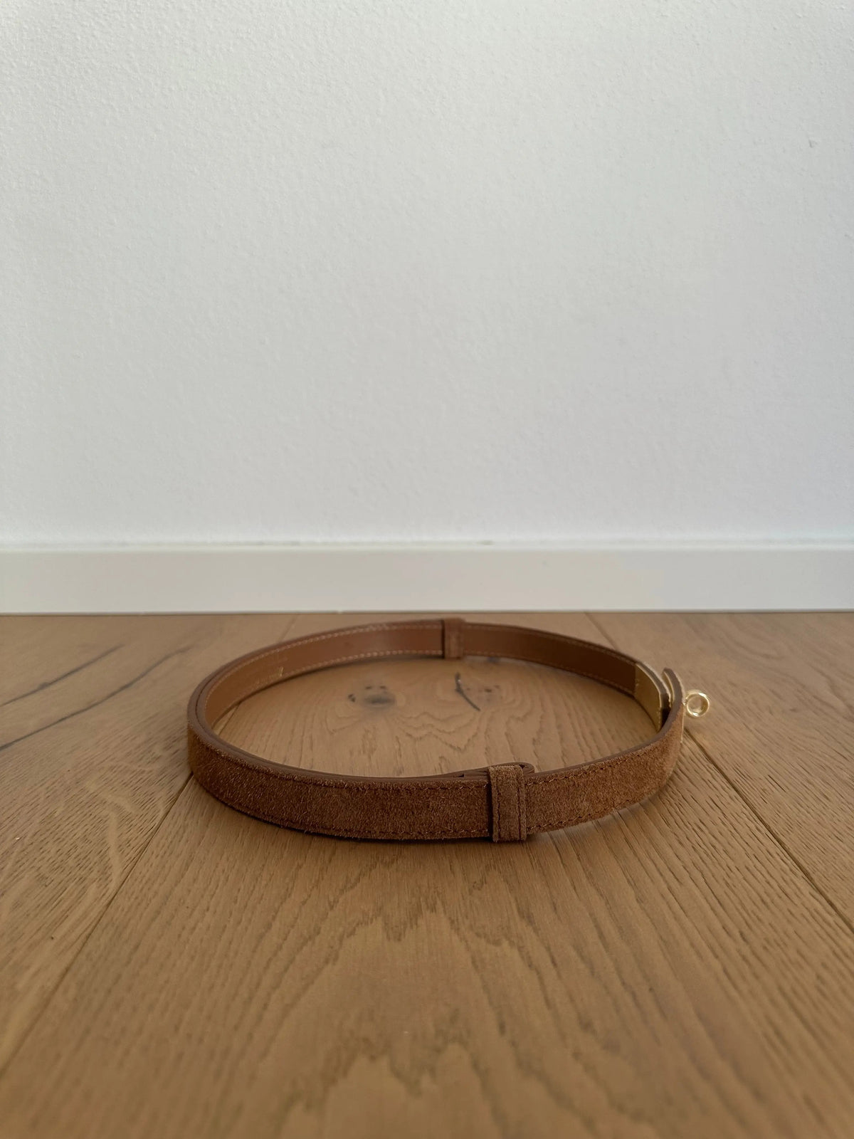 Maida Suede Belt - Top Grain Leather