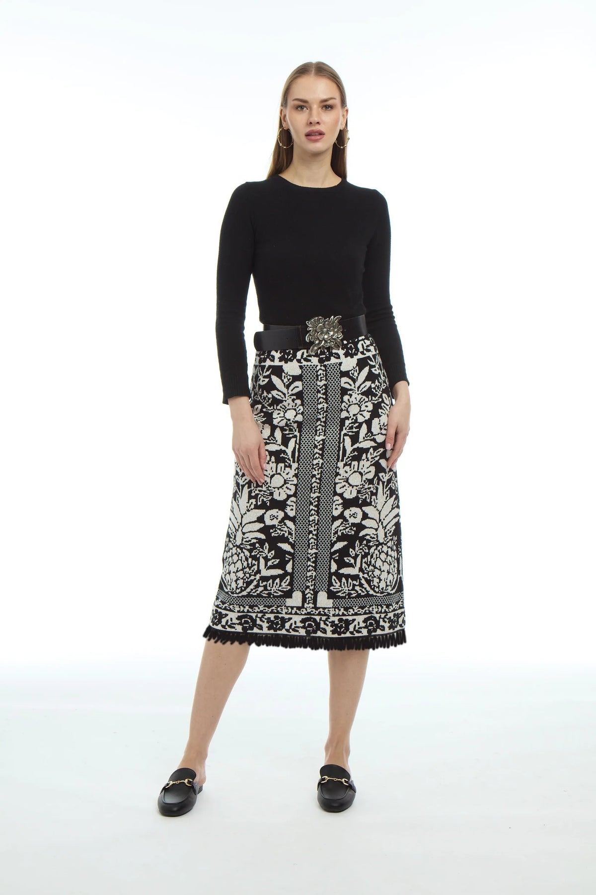 Rhumba Pineapple Knit Skirt