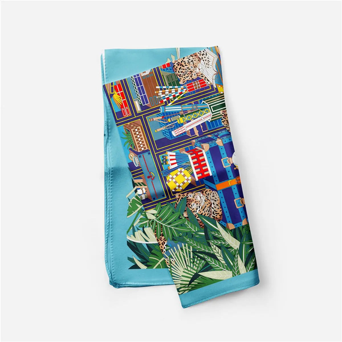 Green Silk Scarf