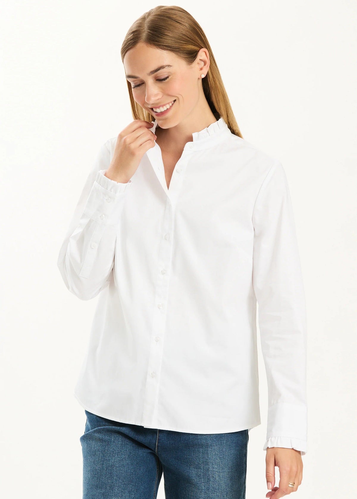 Gwen Ruffle Shirt
