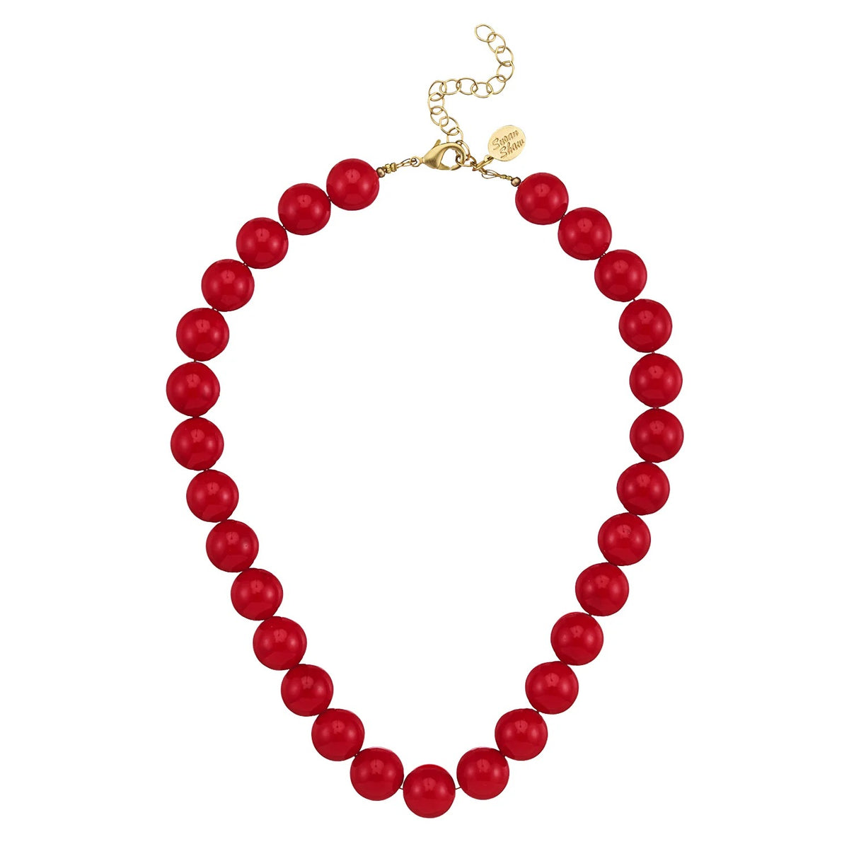 14mm beaded necklace