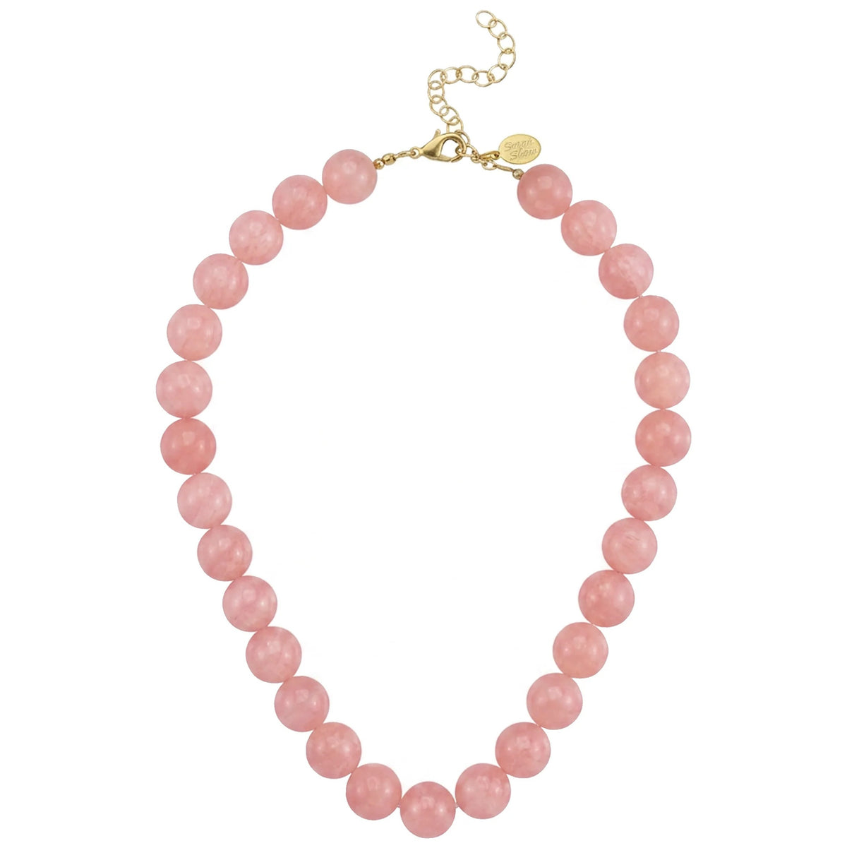 14mm beaded necklace