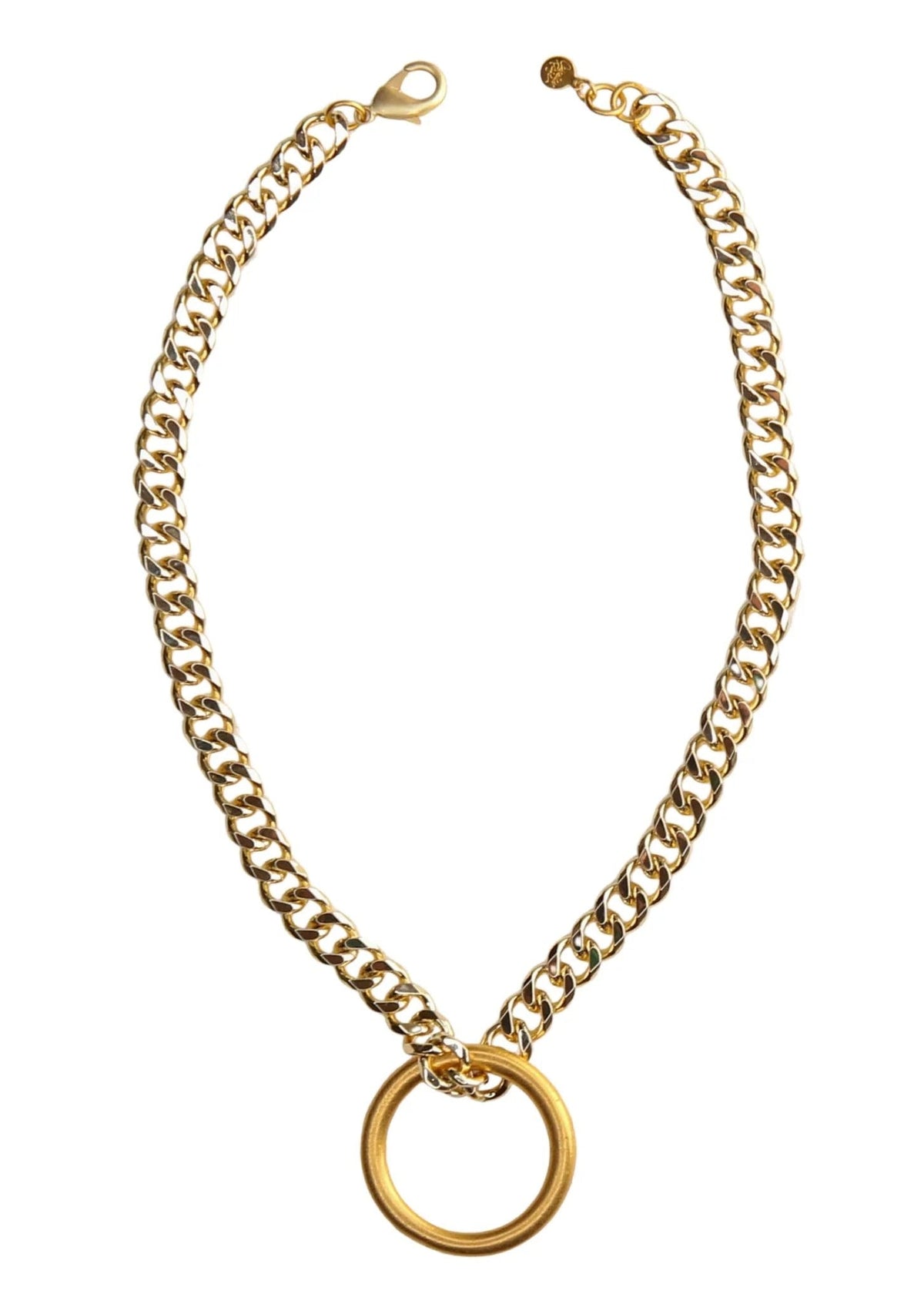 Nolan Pendant Necklace in Gold