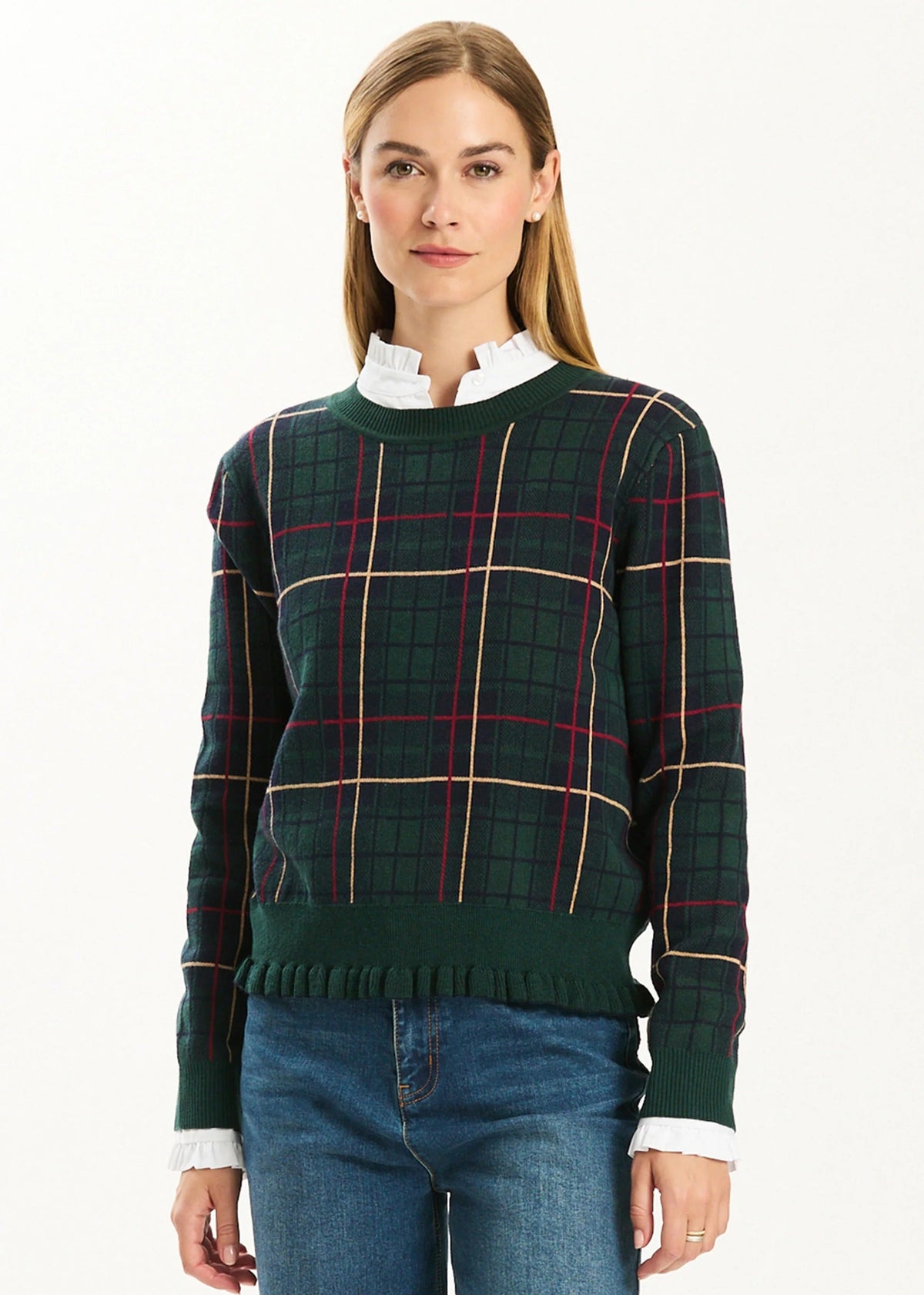 Hailey Novelty Ruffle Top