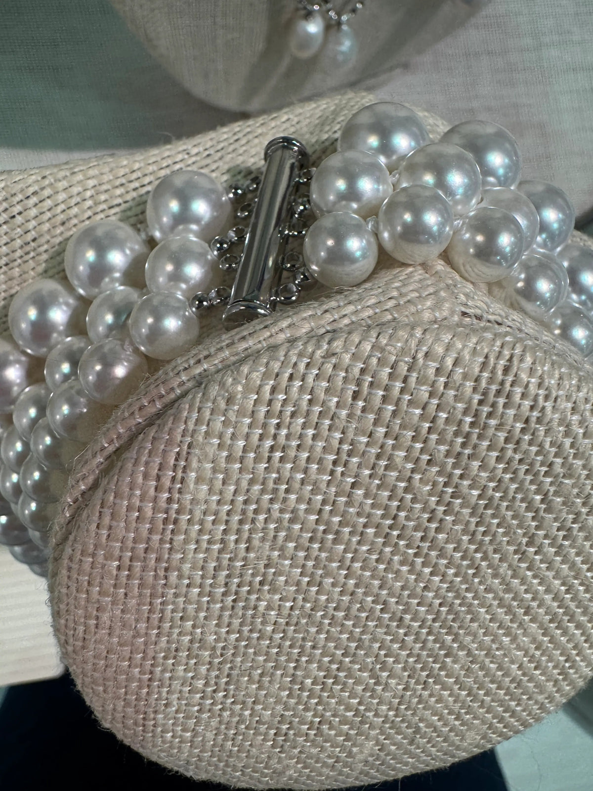 3 Strand Mop Tiered Necklace