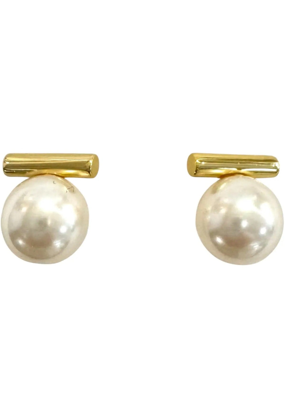 Shell Pearl Bar Stud