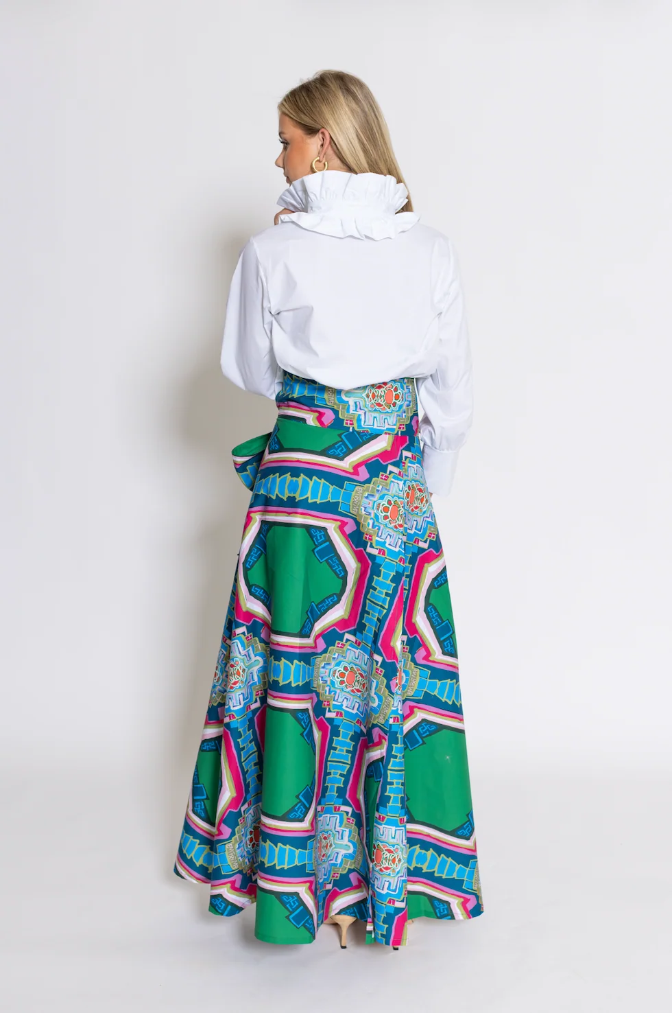 Brady Wrap Maxi Skirt