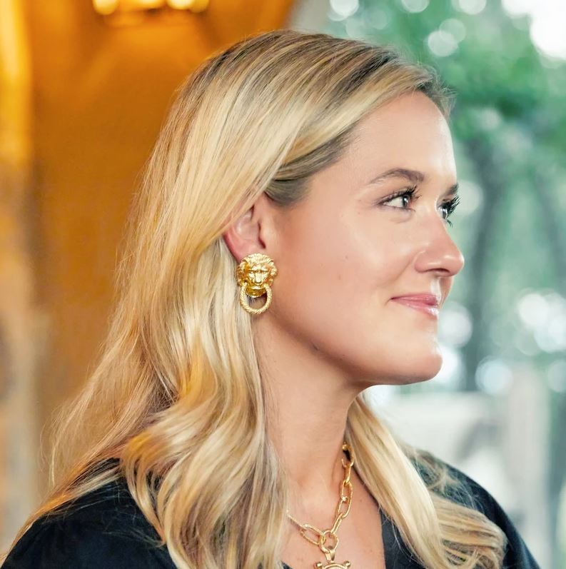 Lion Knocker Earrings