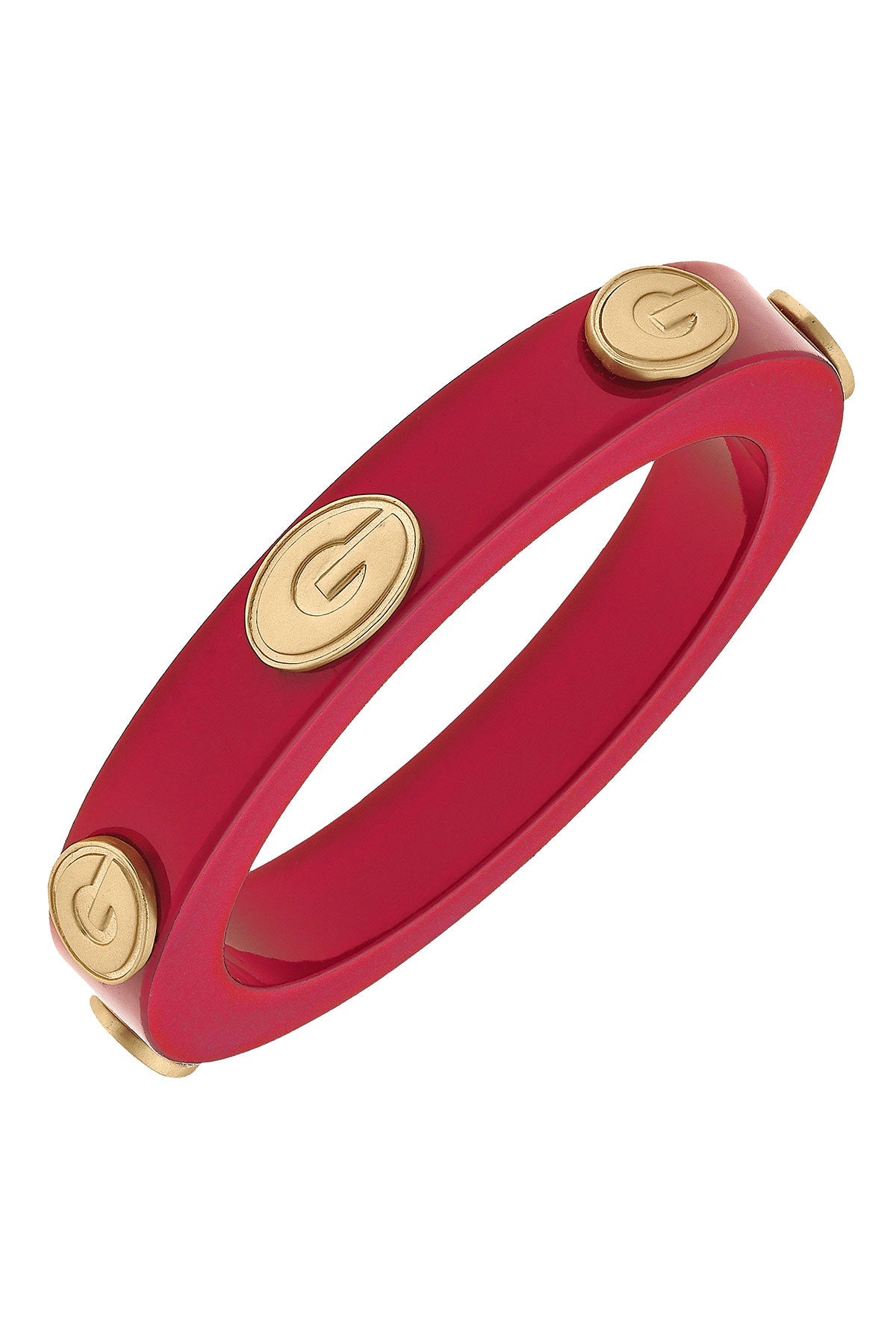 Georgia Bulldogs Resin Logo Bangle Ginger Howard Selections georgia-bulldogs-resin-logo-bangle-ginger-howard-selections