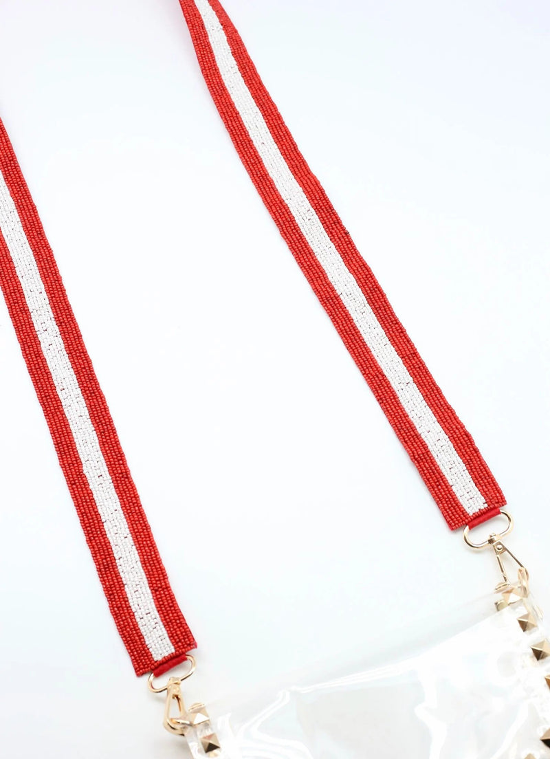 Sullie Striped Beaded Strap - 2 Colors