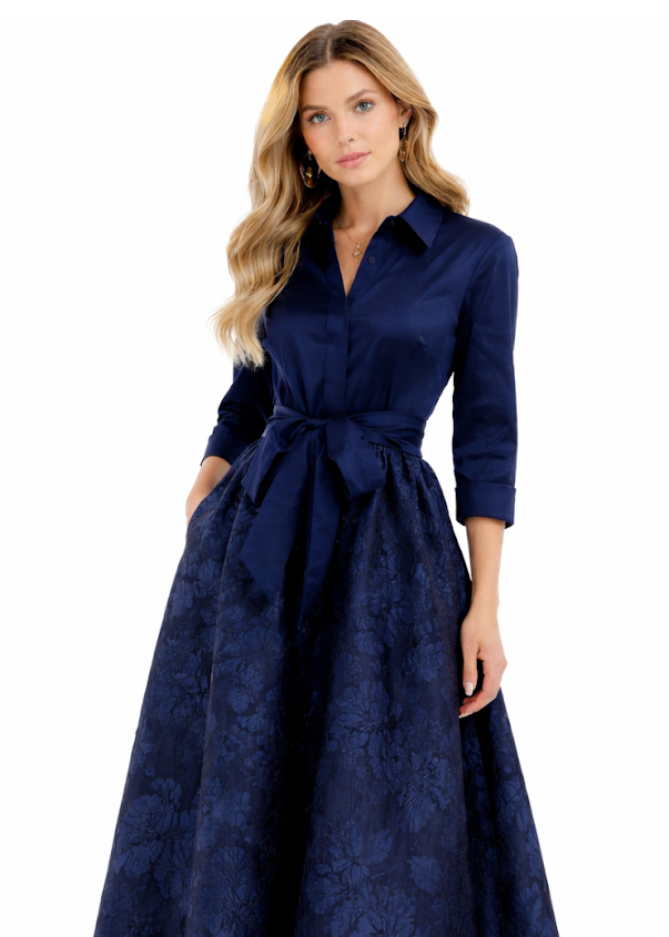 Long Shirt Waist Dress