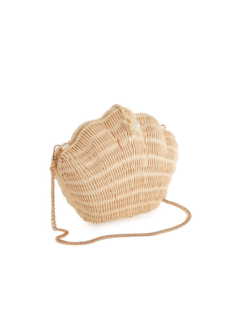 Corsica Shell Bag, Natural