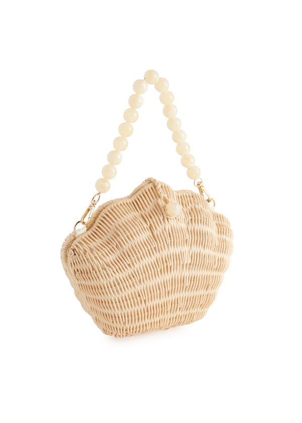 Corsica Shell Bag, Natural