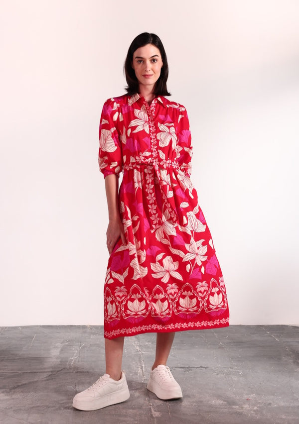 Remi Dress - Chilli Florals