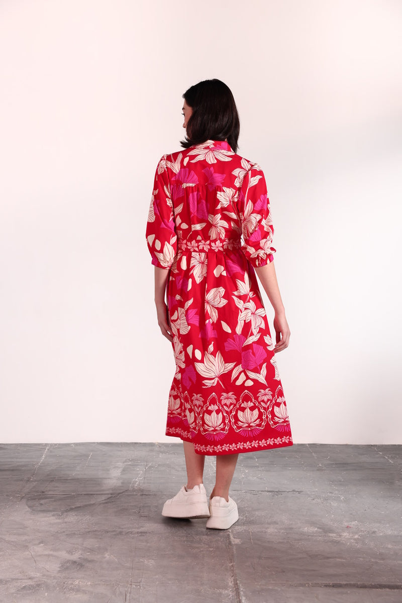 Remi Dress - Chilli Florals