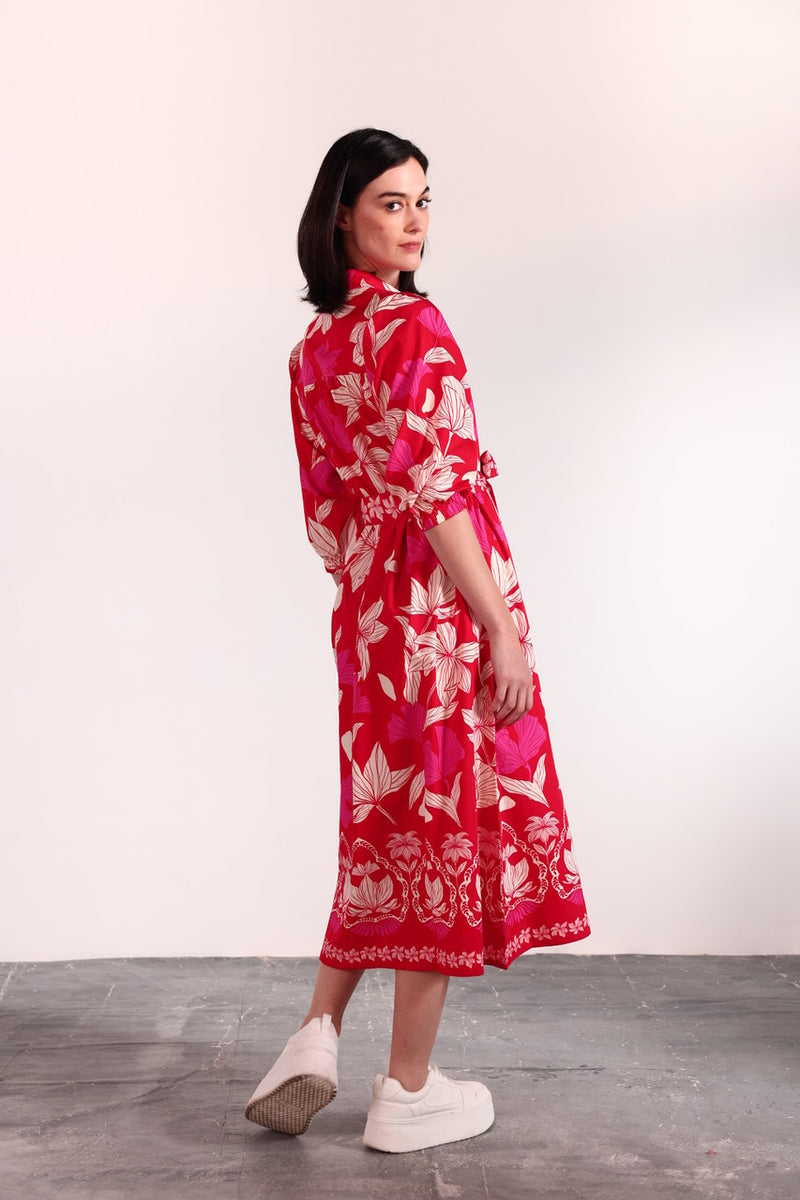 Remi Dress - Chilli Florals