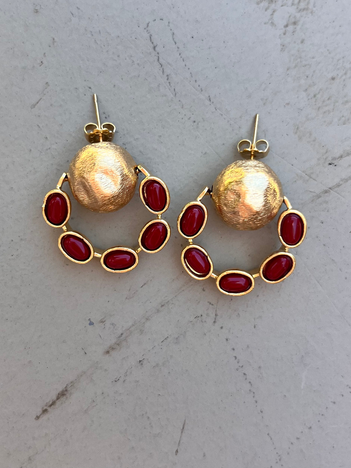 Coral Earrings