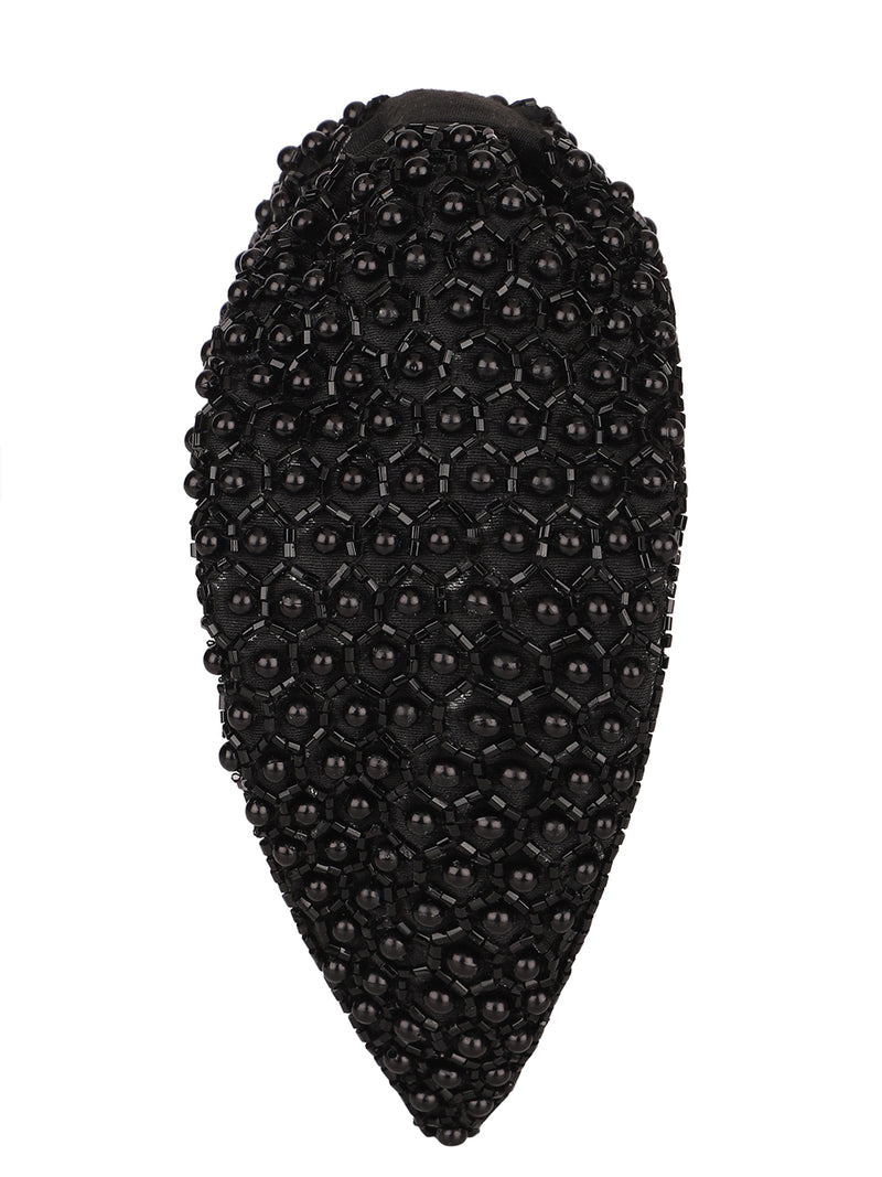Black Beaded Headband