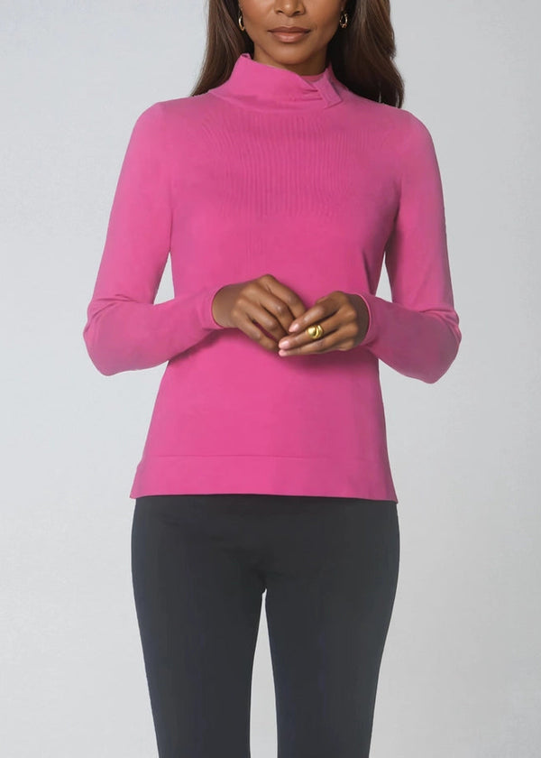 Tab Mockneck Sweater
