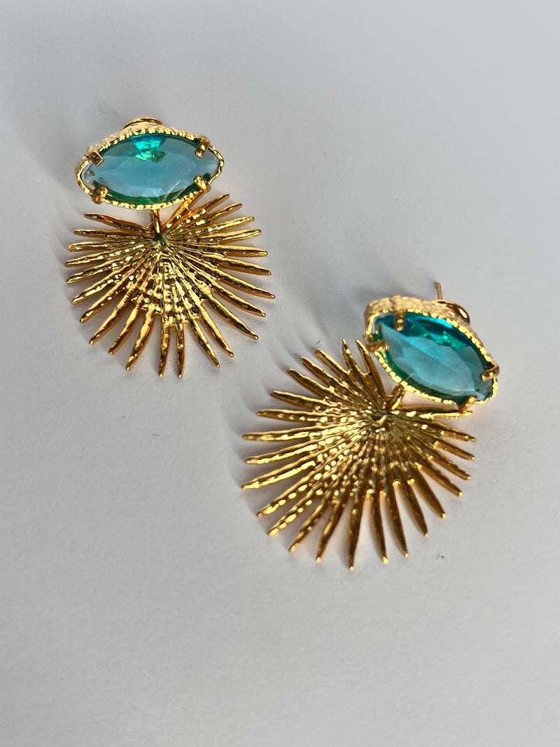 Aqua Blue Earrings