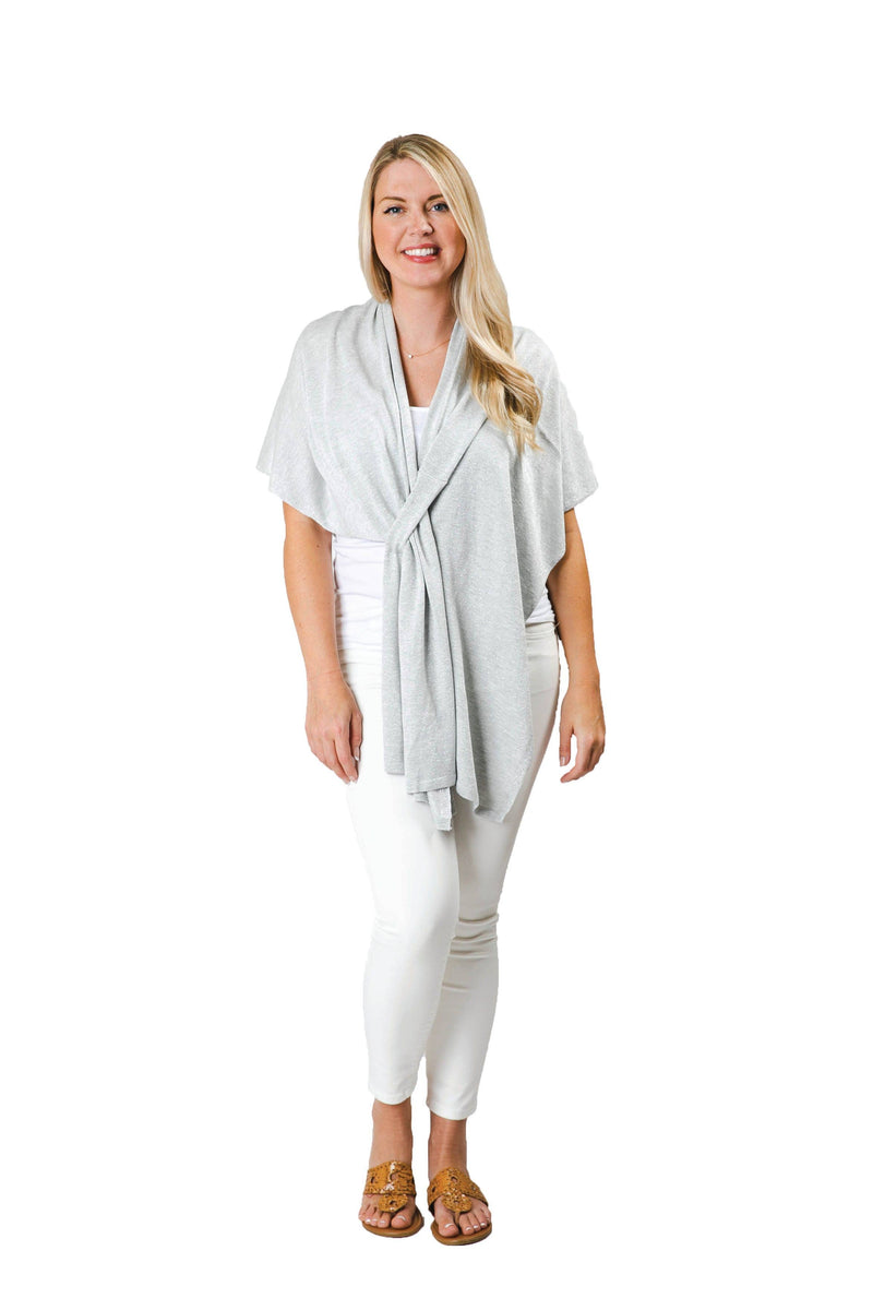 Lightweight Kaylie Wrap - Silver