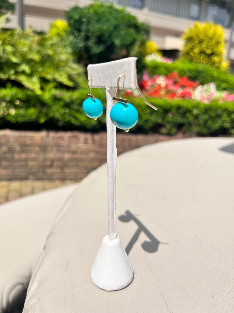 Turquoise Bar Earrings