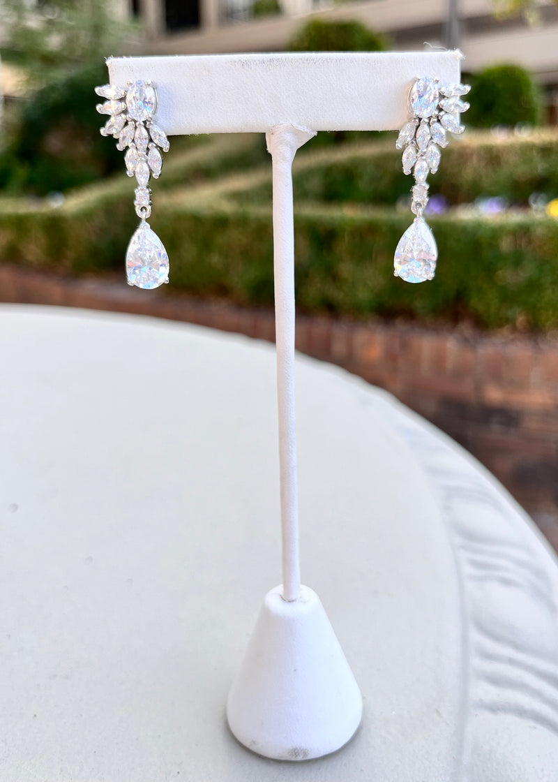 Teardrop Crystal Earrings